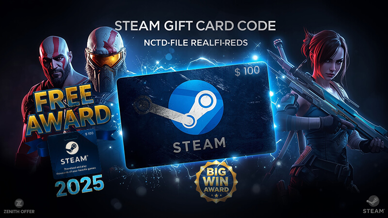 Free Steam Gift Card Codes 2025 – Unlock Instant Rewards & Wallet Credits for USA Gamers